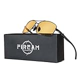 Mens Womens Classic Retro Polarized Sunlasses Metal Frame Dany&Night Driving Rectangular Sun Glasses for Men&Women