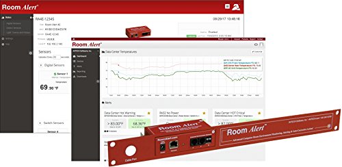 Room Alert 4ER - Environment Temperature Monitor w/2 External Digital Ports and 1 External Switch Channel