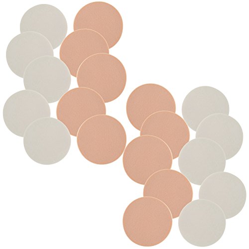 Beauty Make Up Set of 20pcs Latex Liquid Foundation Powders Compact Sponges Applicators Bronzers Concealers Application Rounds Blenders Blending Tools In Pink and White Colors
