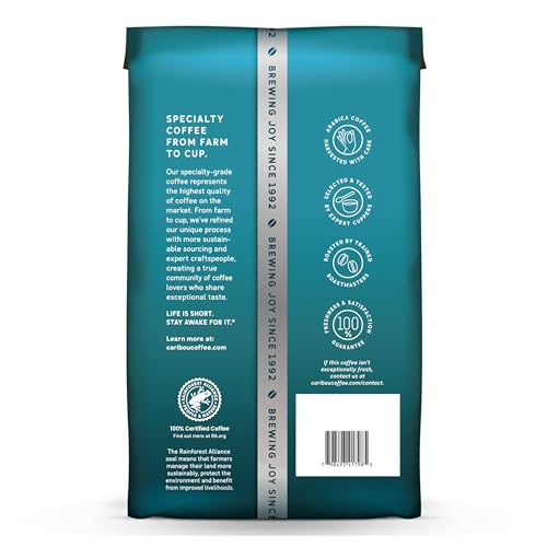 CARIBOU COFFEE, MEDIUM ROAST GROUND COFFEE, 100% ARABICA COFFEE – CARIBOU BLEND 20 OUNCE BAG