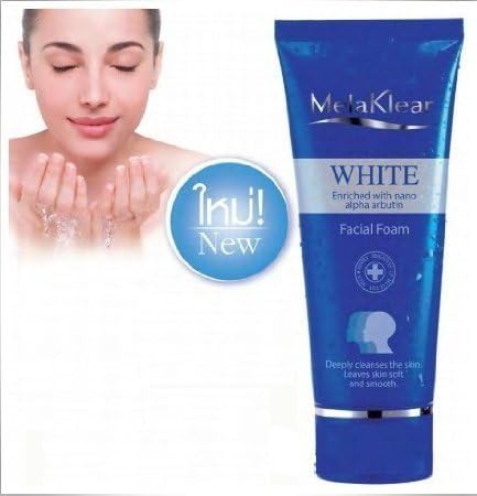 White Melasma Enriched with Nano Alpha Arbutin Facial Foam 80 G.