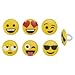 Bakery Supplies Emoticon Emoji Cupcake Rings - 24 Peices