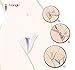 USUNO Portable Bikini Trimmer Shaver for Women Pubic Hair Razor Bikini Shaving Stencil Privates Shaper Secret Intimate Tools Kit, Set of 4 Styles. (Heart Straight Triangle Star)