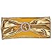 Pack of 50 Stretch Spandex Chair Sashes for Wedding Party Banquet Decoration Elastic Bulk Chair Cover with Buckle Engagement Event Birthday Graduation Meeting Metallic Gold