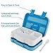 Lunch Box for Kids Childrens, Bento lunch Box for Boys Girls, Toddler School Lunch Containers 5-Compartment On-the-Go Meal Fruit Snack Packing for Picnic Outdoors, Leak Proof Durable & Microwave Safe