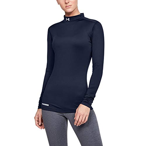 Under Armour Women's ColdGear Authentics Compression Mock , Midnight