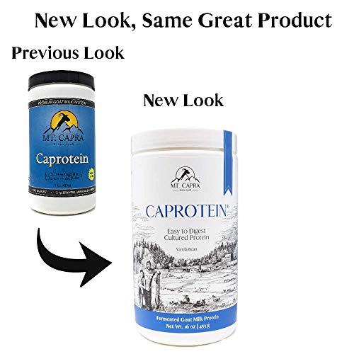 MT. CAPRA SINCE 1928 Caprotein Casein Protein Concentrate, Fermented