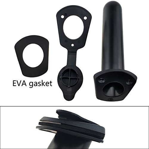 IZTOR-2-Pcs-Kayak-Deck-Fishing-Boat-Rod-Holders-and-Cap-CoverFishing-Tackle-Accessory-tool-8-34-inch-length