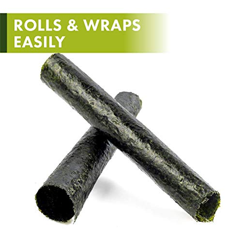 Best of Thailand Organic Sushi Nori Seaweed Sheets Resealable Bulk