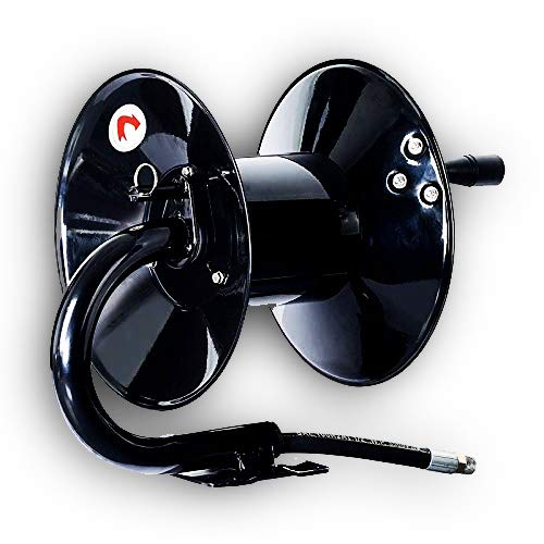 REELWORKS AirHoseReel Retractable Hand Crank Reel 3/8" Inch x 50