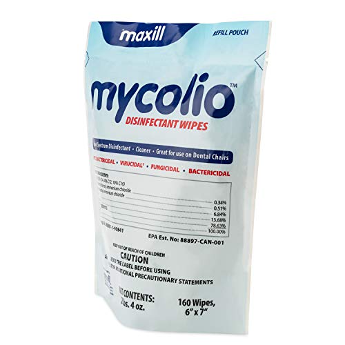 Mycolio Hospital Grade Disinfectant Wipes 6" X 7” Disinfecting