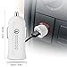 Quick Charge 2.0 USB Car Charger, [Qualcomm Certified] JOTO mini Turbo Rapid USB Car Charger (QC 2.0 mini USB Car Charger) for iPhone, iPad Apple and Android devices (White)
