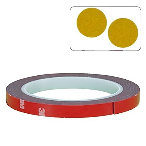 DonDo 3M 4218P Doppelseitiges Klebeband Scotch Montageklebeband Hochleistungsklebeband extra stark 10mm 3 Meter + 2x 3M 610C 