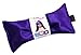 Hot Cold Unscented Eye Pillow and Eye Mask for Sleep, Yoga, Migraine Headaches, Stress Relief. By Happy Wraps - Amethyst
