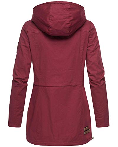 Marikoo-Damen-Jacke-Frhling-bergangsjacke-leicht-Parka-Mantel-Kapuze-B690