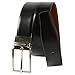 alpine swiss Men's Dress Belt Reversible Black Brown Leather, Solid, Size 36