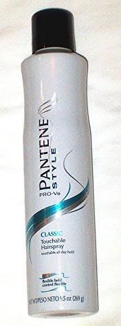 Pantene Pro-v Hair spray - touchable - Classic - flexible hold Water dimethyl ether, alcohol denat., acrylates copolymer, pant (080878029075)