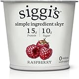 siggi's® Icelandic Strained Nonfat Yogurt, Raspberry, 5.3 oz. Single Serve Cup – Thick, Protein-Rich Yogurt Snack