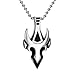 TIGRADE Stainless Steel Pendant Necklace with Ball Chain (Wolf's Fang)