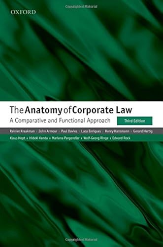 Download The Anatomy of Corporate Law: A Comparative and Functional Approach PDF