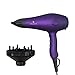 Professional Infrared Ionic Hair Dryer with Diffuser 1875W Ceramic Blow Dryer DC Motor Powerful Quiet Hair Blow Dryer with Nozzle, Tourmaline Ceramic Hairdryer with Comb Attachment