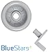 BlueStars Durable WD35X21041 Dishwasher Lower Rack Roller and Axle Kit – Compatible with GE Dishwashers – Replaces WD12X10136 WD12X10277 WD12X10261 WD12X10107 PS11725221-8 PACKS