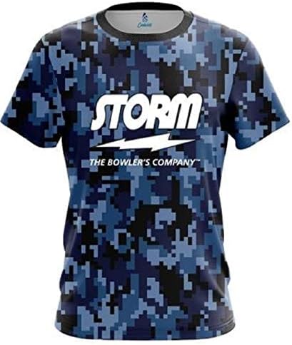 Storm Digital Camo Blue Bowling Jersey