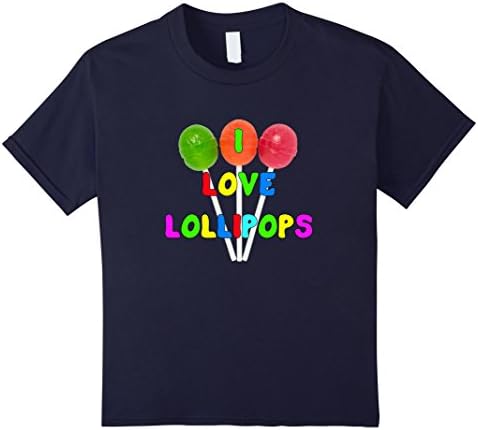 Kids Lollipops T-Shirt 12 Navy