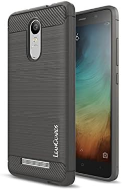 LeanGuards Rugged Armor Case Series Xiaomi Redmi Note 3 Sleek n Tough Case with Superior Grip n Brushed Surface Gray Retail Packaging