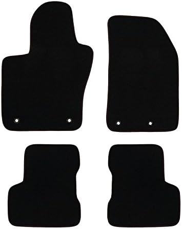 Speedlab Custom Fit Floor Mat for Select Fiat 500X Models (Black) (4 Piece)