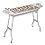 Fold Barbecue Charcoal Grill Stove Stainless Steel Portable Folding Charcoal BBQ Grill