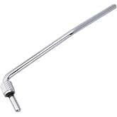 Musiclily Pro 6mm Collared Tremolo Arm Whammy Bar Vibrato Arm, Chrome | for Floyd Rose Double Locking Tremolo Bridge Electric Guitar