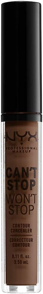 NYX Can’t Stop Won’t Stop Contour Concealer Deep 24HR Matte Full Coverage view 5