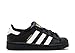 adidas Boys' Superstar C, Black/White/Gold Metallic, 12 M US Little Kid