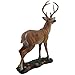 Decorative Big Buck Statue in Rustic Lodge Sculptures and Cabin Decor Art, Forest Animal Figurines and Deer Gifts for Hunters or Outdoorsmen