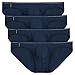 David Archy Men's 4 Pack Micro Modal Briefs Lightweight Sexy Bikinis