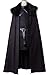 Mens Halloween Cosplay Costume Black Cloak Outfits Suit