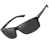 SOXICK Polarized Sunglasses For Men Driving - Lightweight Adjustable Rectangular Sun Glasses