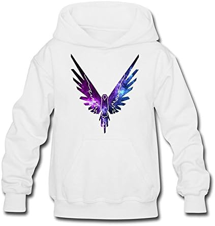 TRIES Youth Logan Paul Galaxy Maverick Pullover Hood S White (S, White)
