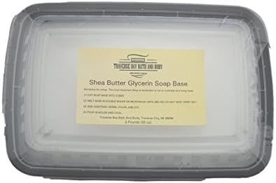 Glycerin Soap Base - Shea butter, Melt and pour soap. 2 pounds