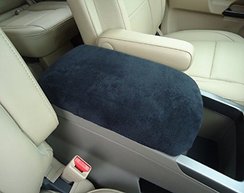 Car Console Covers Plus Fits Chrysler 300 2015-2019 Luxury Vehicle Fleece Center Armrest Cover for Center Console Lid Made in USA