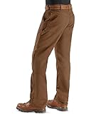 Dickies Men's Relaxed Straight Fit Flannel-lined Carpenter Jean, Timber, 34x32