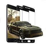 [2 Pack] OnePlus 5 Screen Protector, Auckly Tempered Glass Screen Protector [Full Coverage] [9H+ Hardness] [High Response], Ultra Clear Film [Bubble-Free] Edge to Edge Protection for OnePlus 5, Black