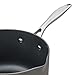 Amazon Brand – Stone & Beam Sauce Pan With Lid, 4-Quart, Hard-Anodized Non-Stick Aluminum