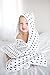 Muslin Hooded Bath Towel for Baby or Toddler with Terry Cloth Interior 33 inches
