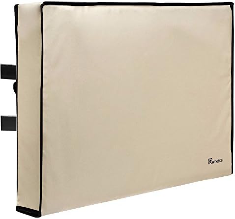 TV Covers Outdoor 50 Inch | Waterproof and Weatherproof TV Covers | Outdoor TV Enclosure | Smart Shield TV Screen Protector for Outside TV | Cover for Moving | TV Display Protectors โ Beige