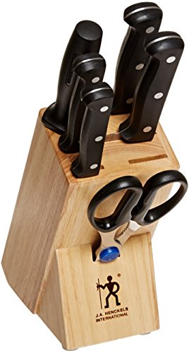 J.A. Henckels International Fine Edge Pro 7-Piece Knife Set with Block