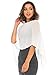 Back From Bali Womens Cotton Shrug Poncho, Lightweight Summer Shrug Pullover Sweater White