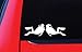Sassy Stickers Scuba Diver Dive Couple White Diving Decal Sticker