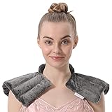 Aroma Season Microwave Neck and Shoulder Wrap, Aromatherapy Heated Neck Pillow, Grain Pad, Soothing Aches and Tension, Migraine, Headache, Injures, Arthritis Pain Relief. ...